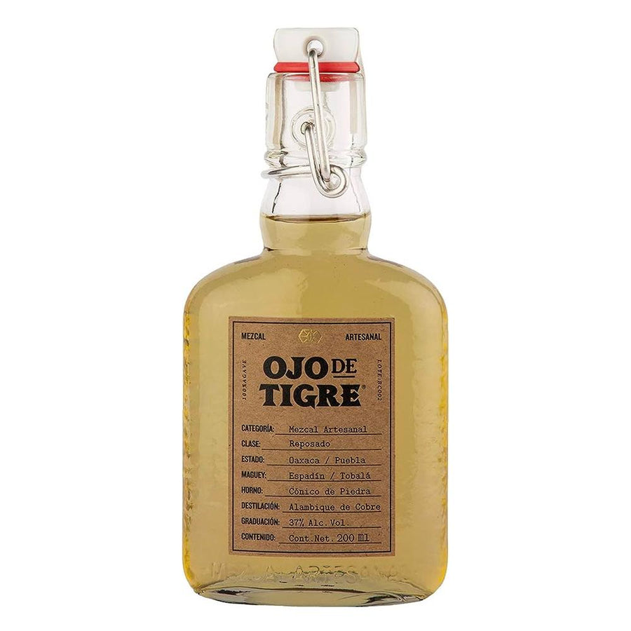 Pack de 4 Mezcal Ojo De Tigre Reposado 200 ml