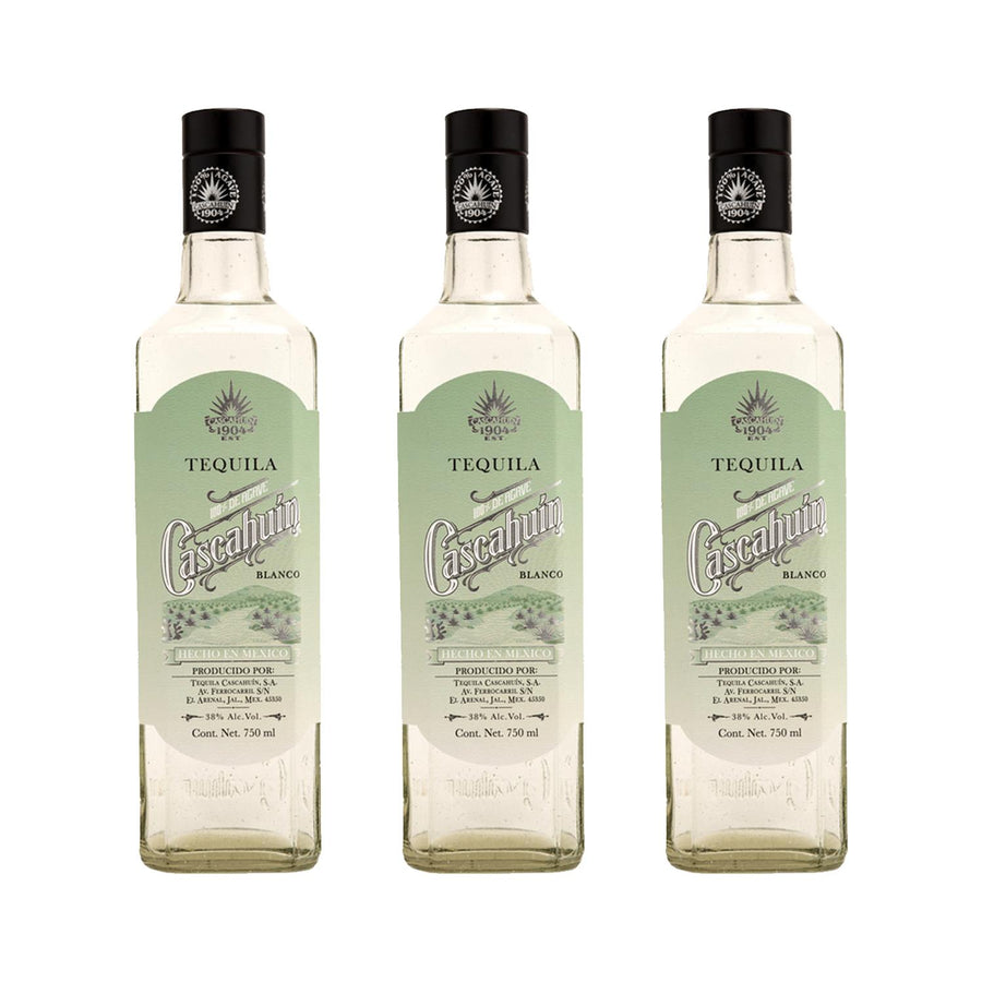 3x2 Tequila Cascahuin Blanco de 750 ml