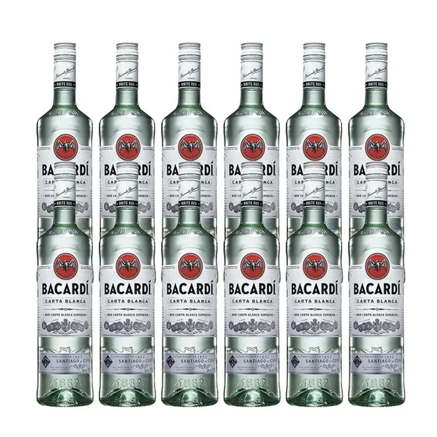Pack de 12 Ron Bacardí Blanco 700 ml