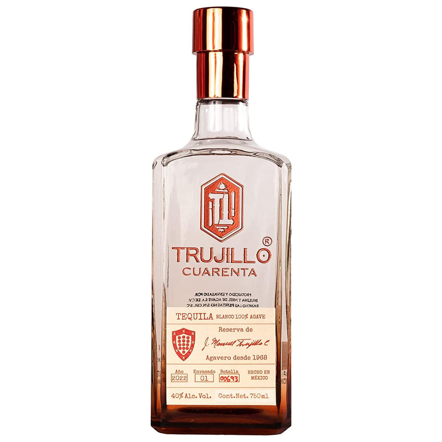 Paquete de 3 Tequila Trujillo Cuarenta Blanco 750 ml