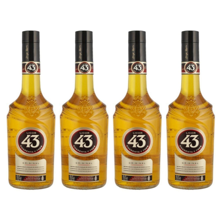 Pack de 4 Licor 43 700 ml