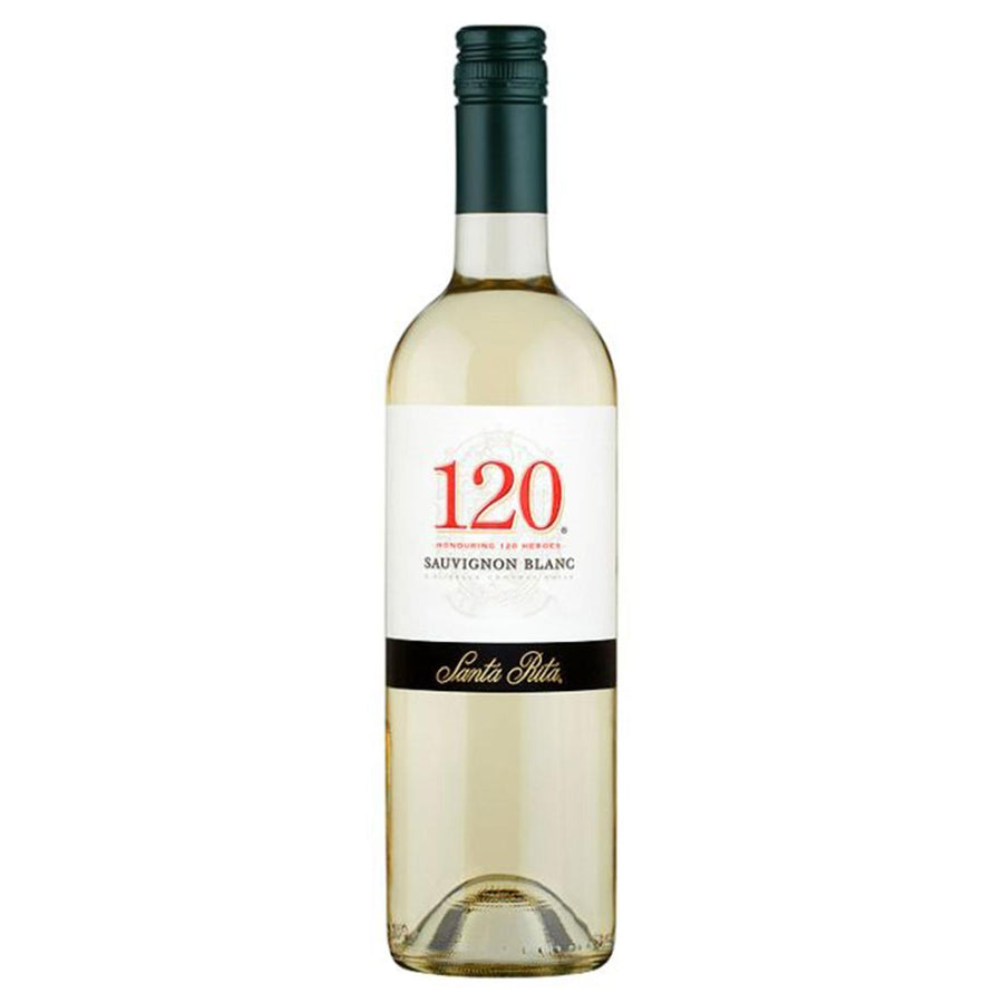 Caja de 24 Vino Blanco Santa Rita Viña 120 Sauvignon Blanc 187 ml