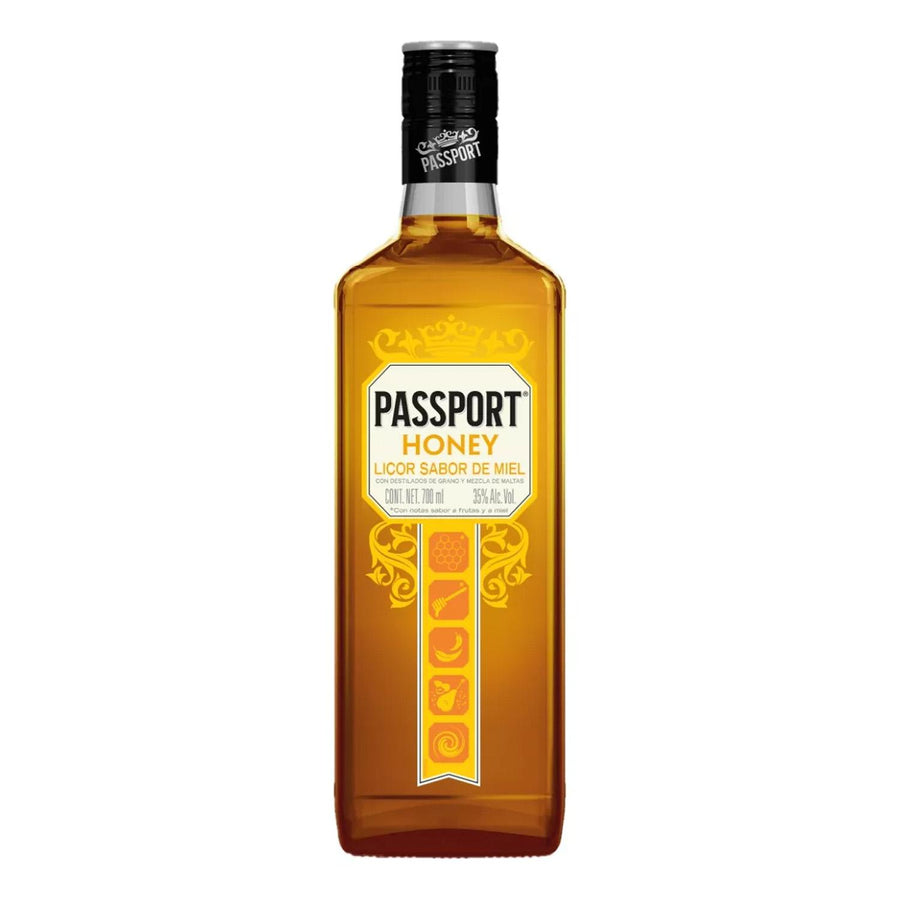 Paquete de 3 Licor Passport Honey Sabor Miel 700 ml