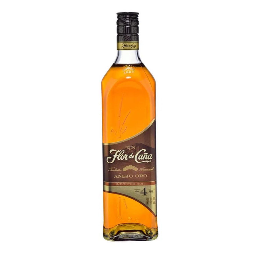 Ron Flor De Caña Gold Oro 4 Años 750 ml