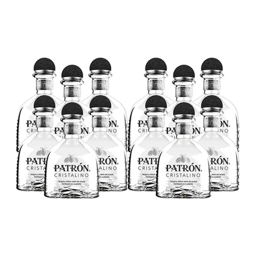 Pack de 12 Tequila Patrón Cristalino Añejo 700 ml