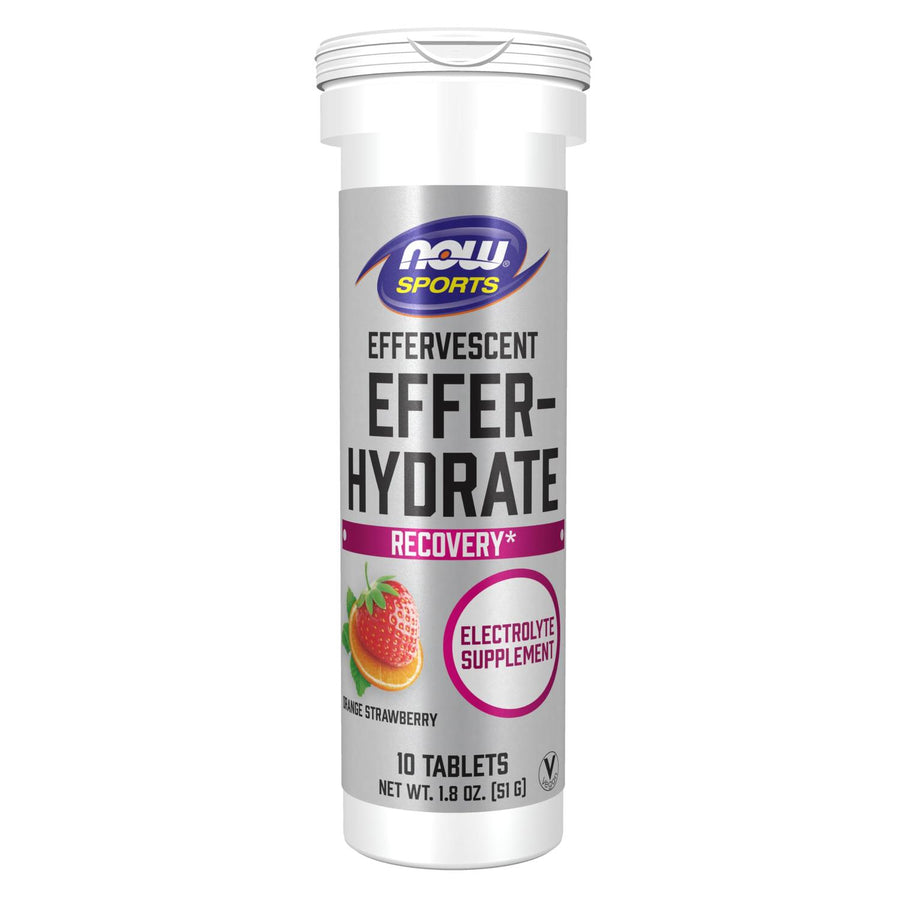 NOW EFFERVESCENT EFFER-HYDRATE Electrolitos Efervescentes 10 tabs