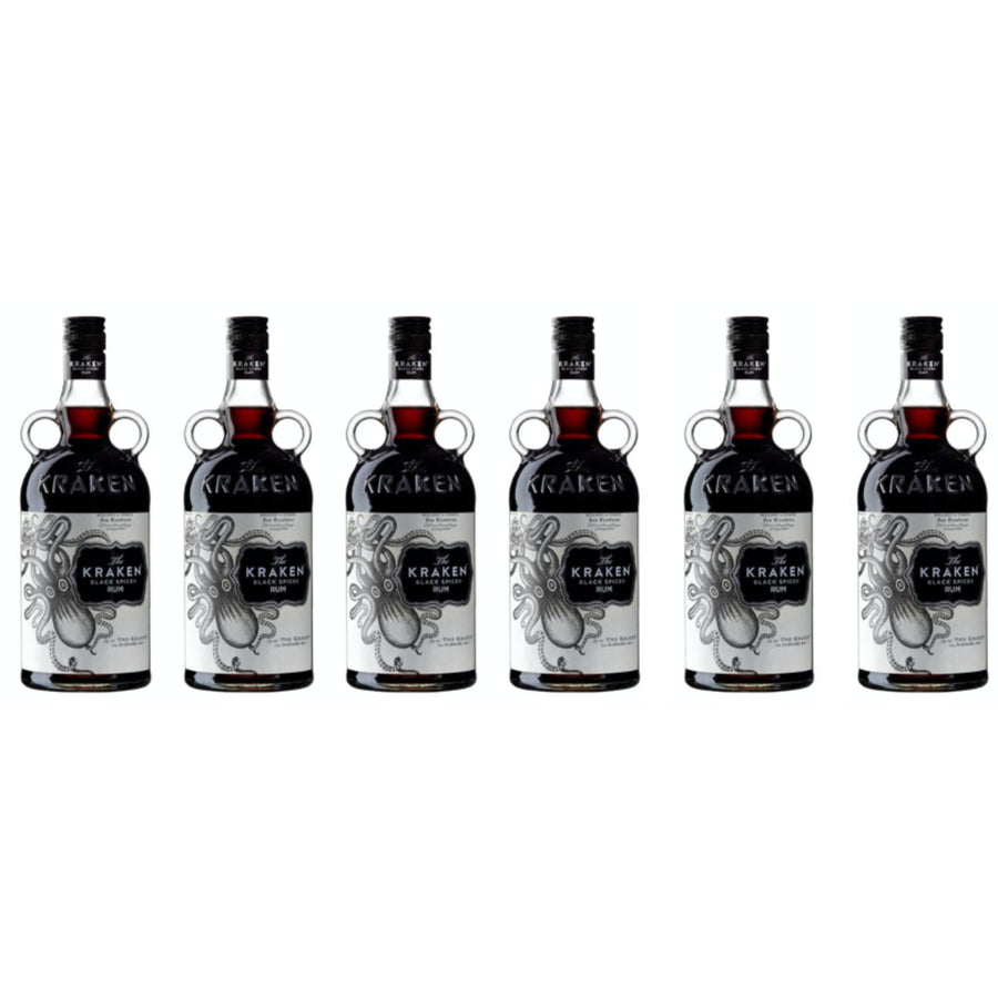 Pack de 6 Ron Kraken Black Spiced 750 ml