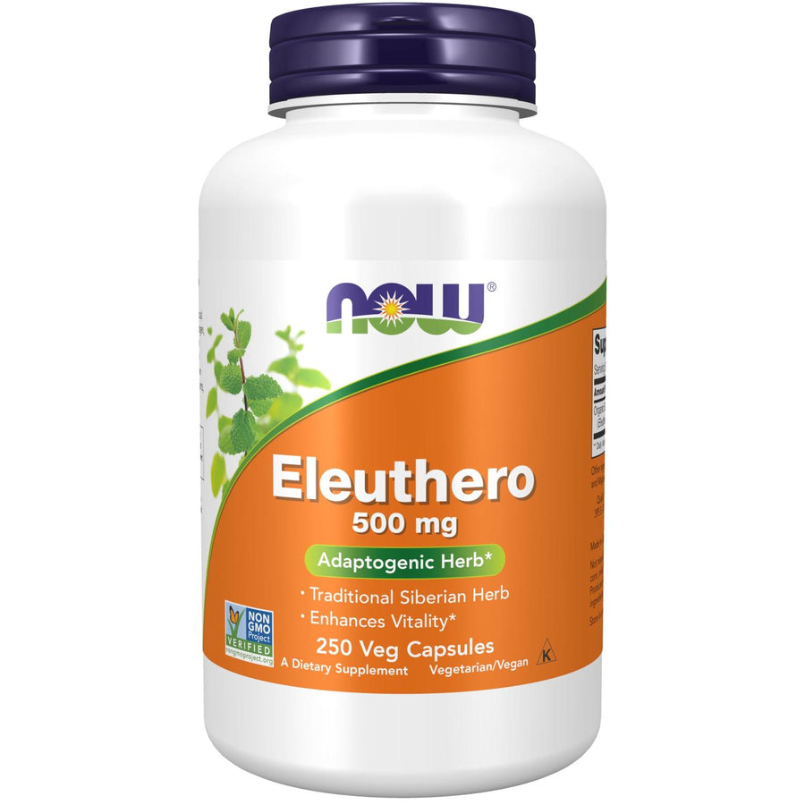 Eleuterococo Now Eleuthero 500 mg 250 caps