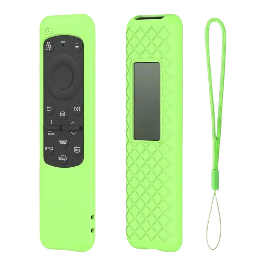 Funda de silicona para control solar samsung QLED VERDE