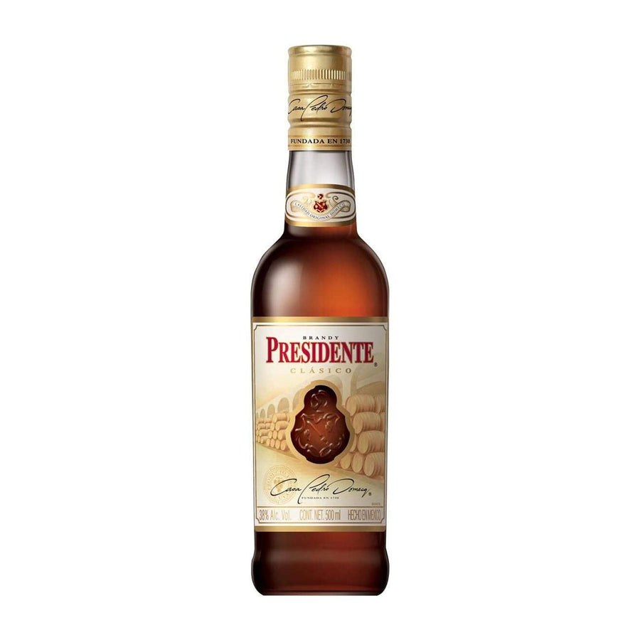 Pack de 6 Brandy Presidente Clasico 500 ml