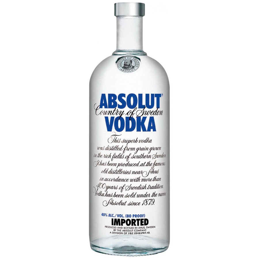 Caja de 6 Vodka Absolut Blue 1.75 L
