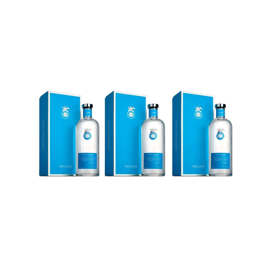 Caja de 3 Tequila Casa Dragones Blanco 750 ml