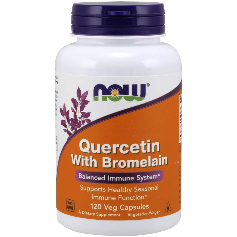 Vitaminas Now Quercetin con Bromelina
