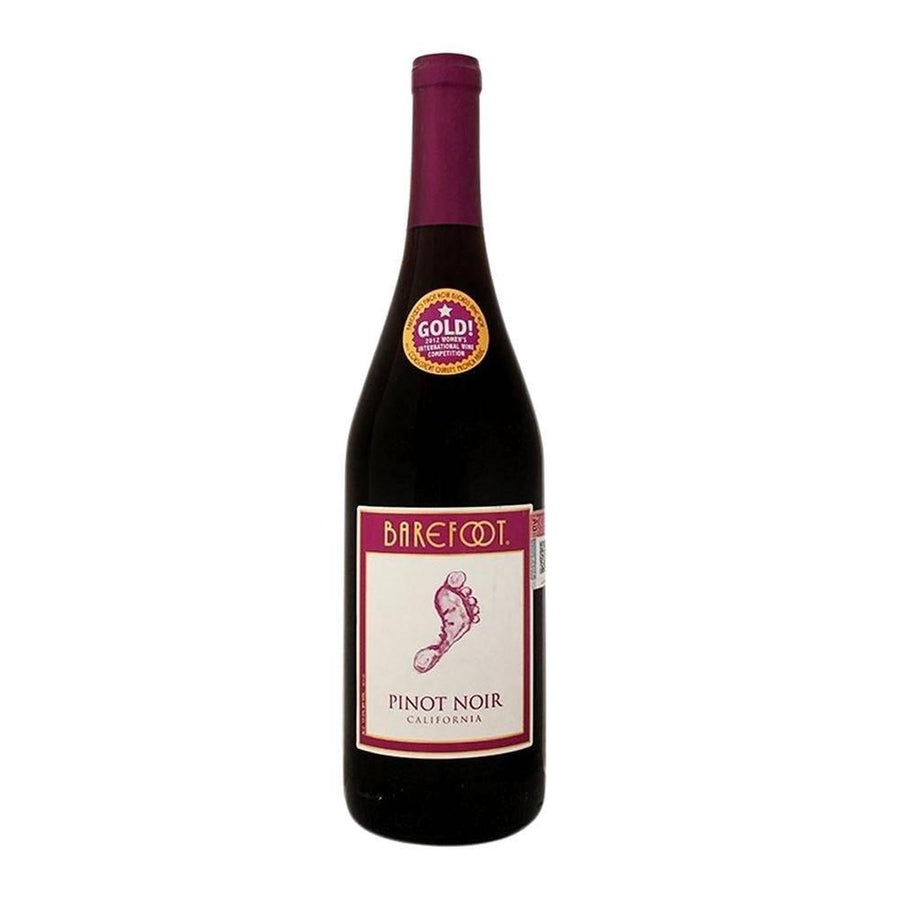 Caja de 12 Vino Tinto Barefoot Pinot Noir 750 ml