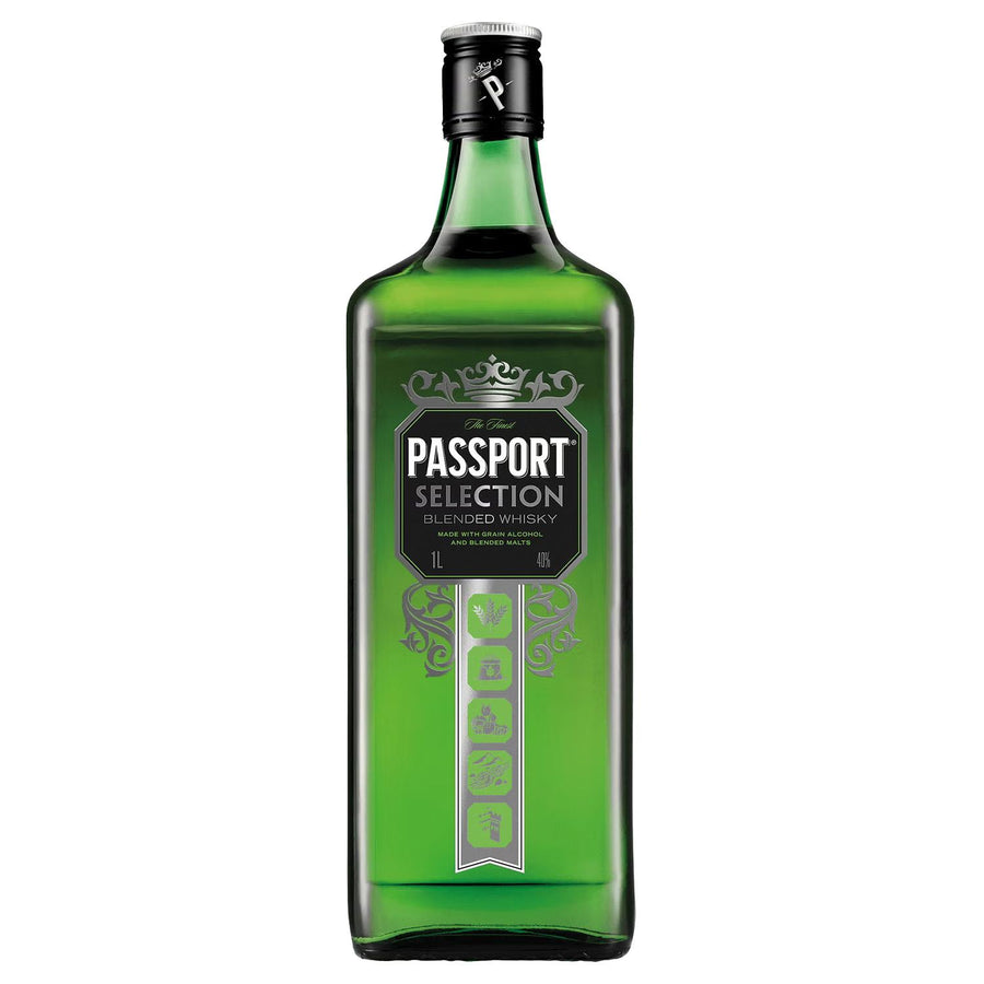 Pack de 6 Licor Con Whisky Passport Selection 1 L