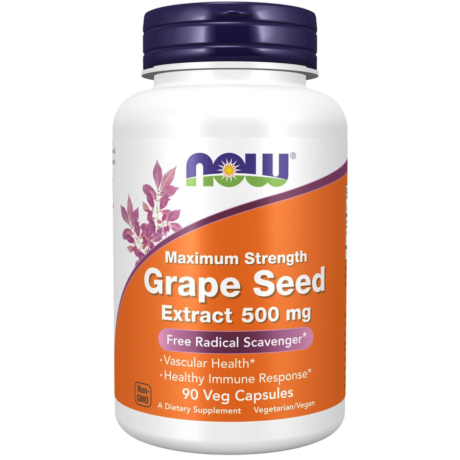 NOW Grape Seed Extract 500 mg Extracto de semilla de uva 90 caps