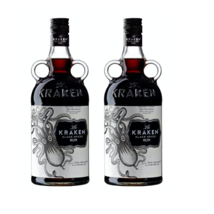 Pack de 2 Ron Kraken Black Spiced 750 ml
