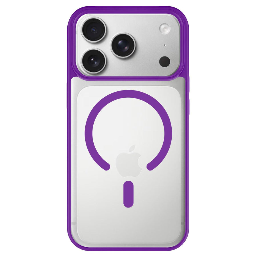Funda Para iPhone 17 Pro MagBump Morada AMPD