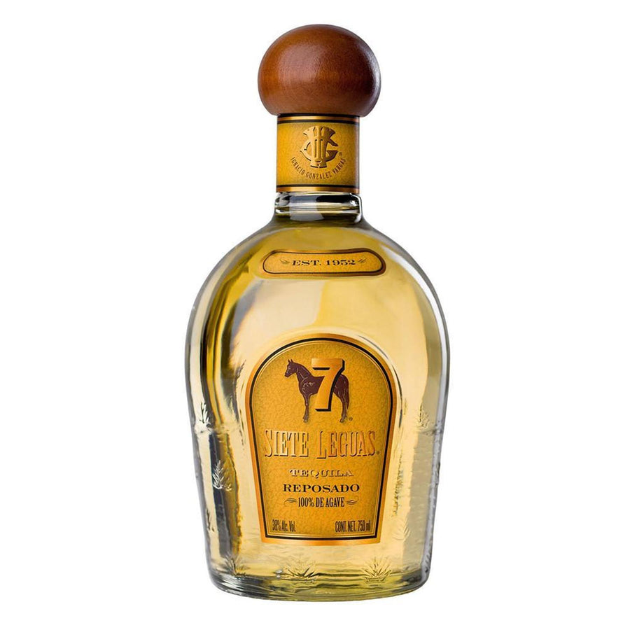Pack de 6 Tequila 7 Leguas Añejo Mini 50 ml