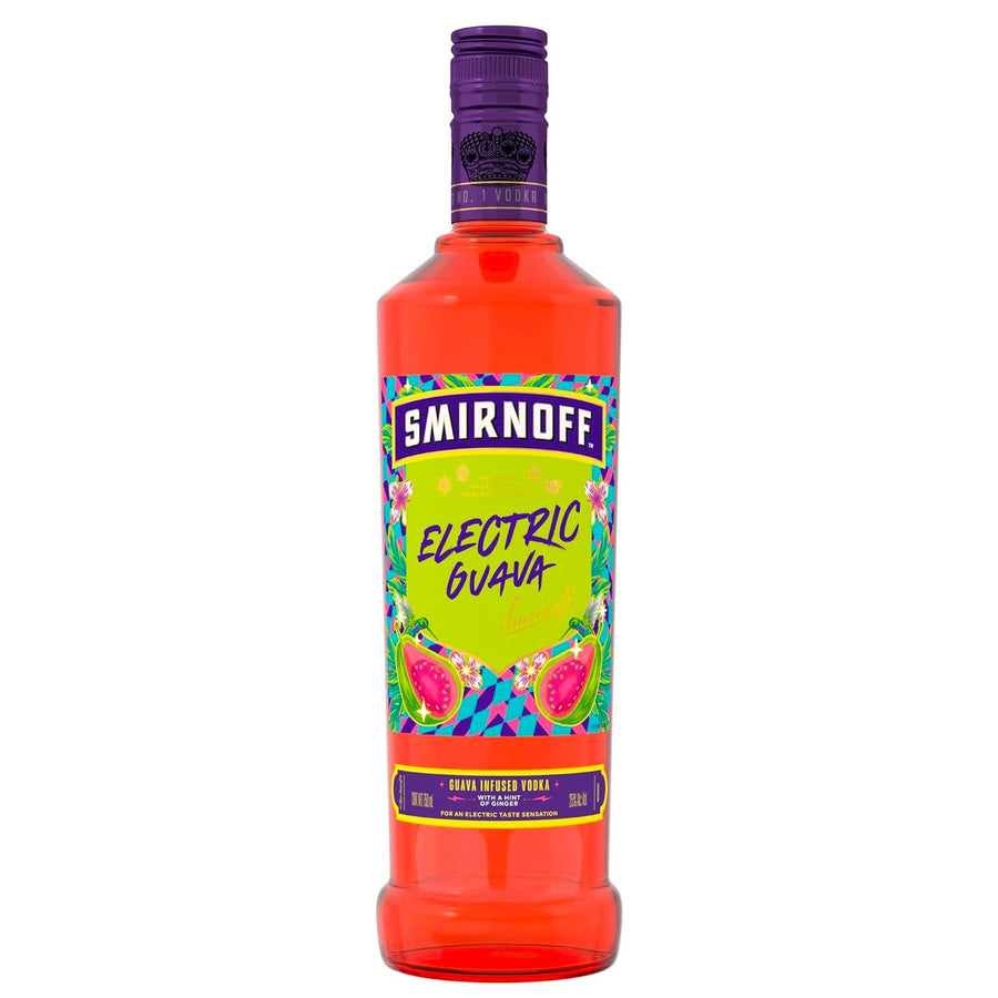 Pack de 2 Licor de Vodka Smirnoff Electric Guava 750 ml