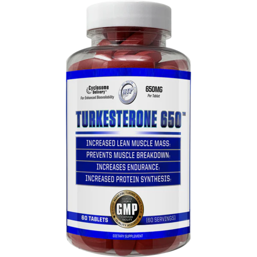 HI-TECH TURKESTERONE 650 Turkesterona 60 Tabletas