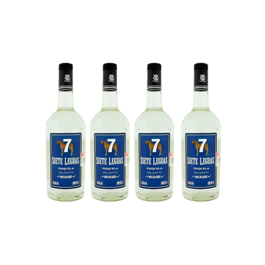 Pack de 4 Tequila 7 Leguas Blanco 1 L