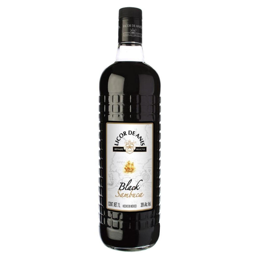 Pack de 4 Licor Domecq De Anis Black Sambuca 1 L