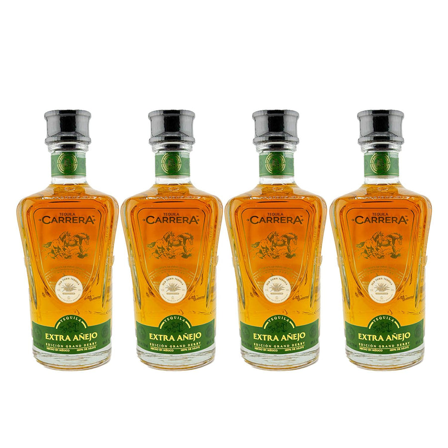 Pack de 4 Tequila Carrera Extra Añejo 750 ml