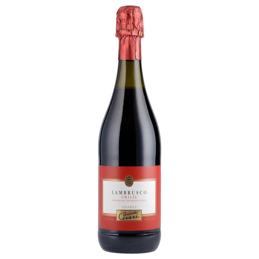 Pack de 6 Vino Tinto Umberto Cesar Emilia Lambrusco 750 ml