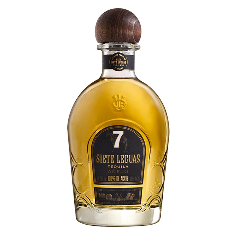 Paquete de 3 Tequila 7 Leguas Añejo 700 ml