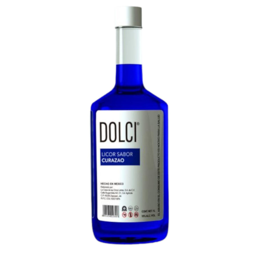 Pack de 4 Licor Dolci de Curazao Blue 1 L