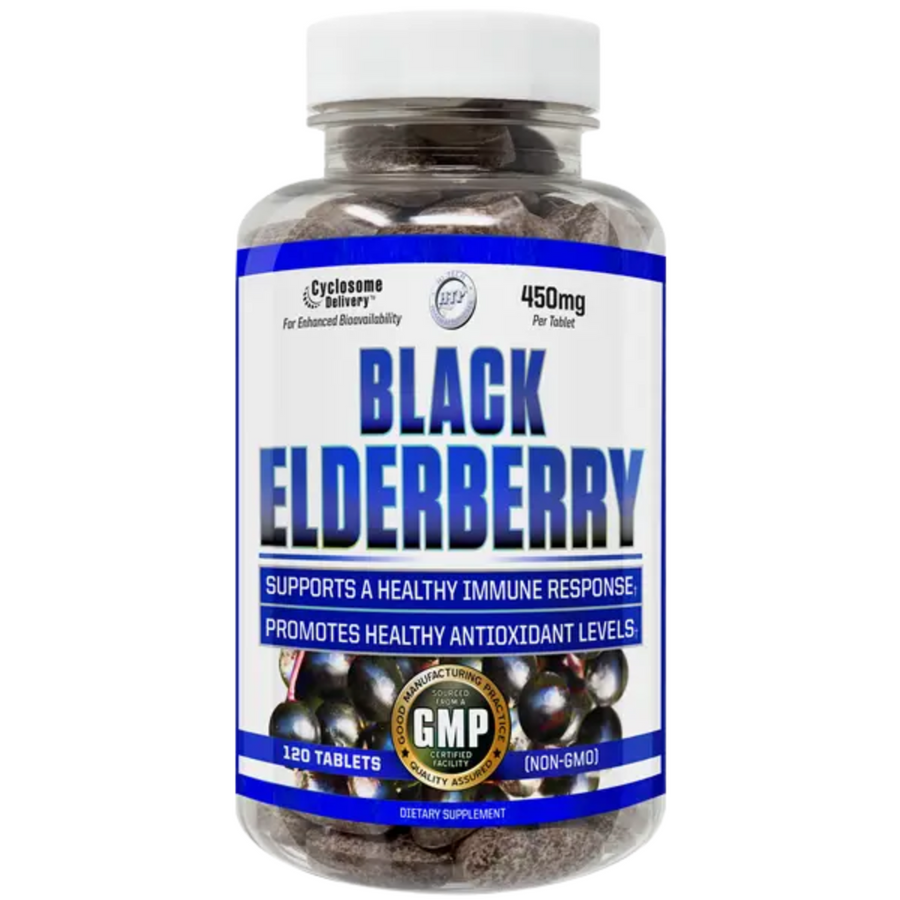 Saúco Negro Hi-tech Black Elderberry 120 Tabletas Vitaminas