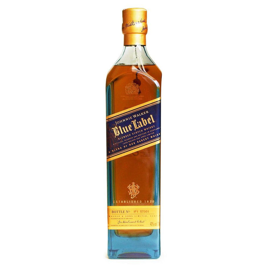Pack de 6 Whisky Johnnie Walker Blend Blue Label 750 ml