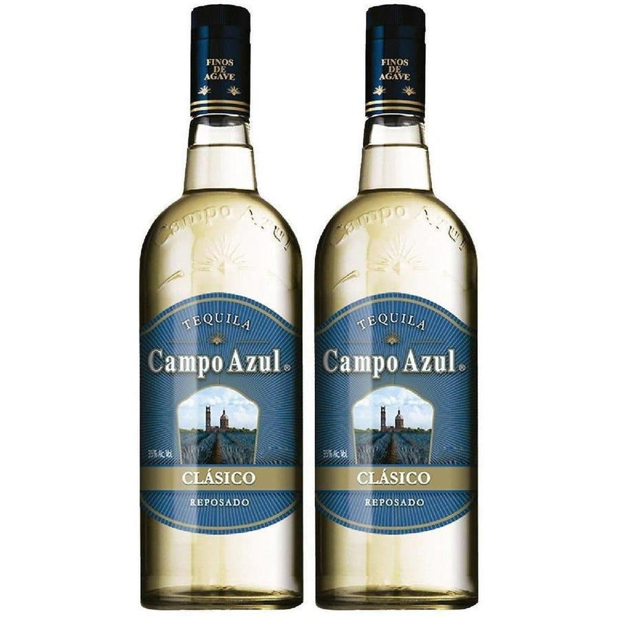 Pack de 6 Tequila Campo Azul Reposado Duo 750 ml