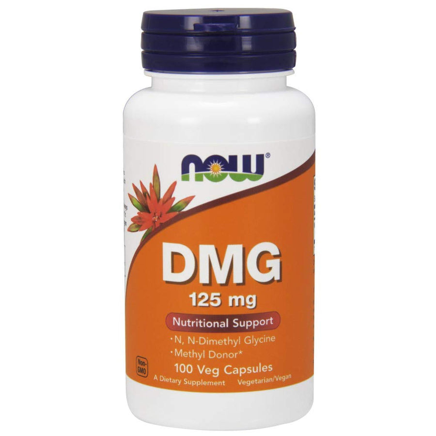 Aminoácidos NOW DMG 125 mg. Dimetilglicina 100 Cápsulas