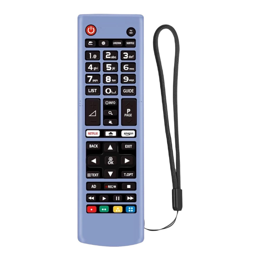 Funda De Silicon Para Control Lg Smart Tv Azul Ligero