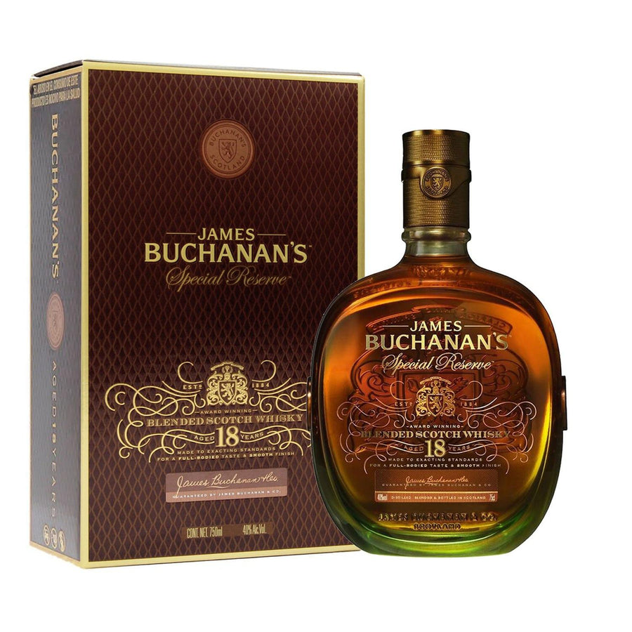 Pack de 2 Whisky Buchanans Blend 18 Años Reserva Especial 750 ml