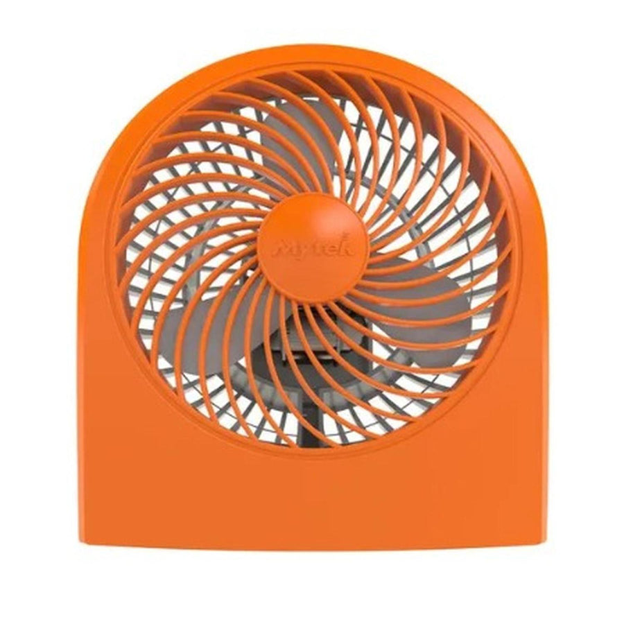 Ventilador De Escritorio O Piso Plastico Naranja 9" 3199