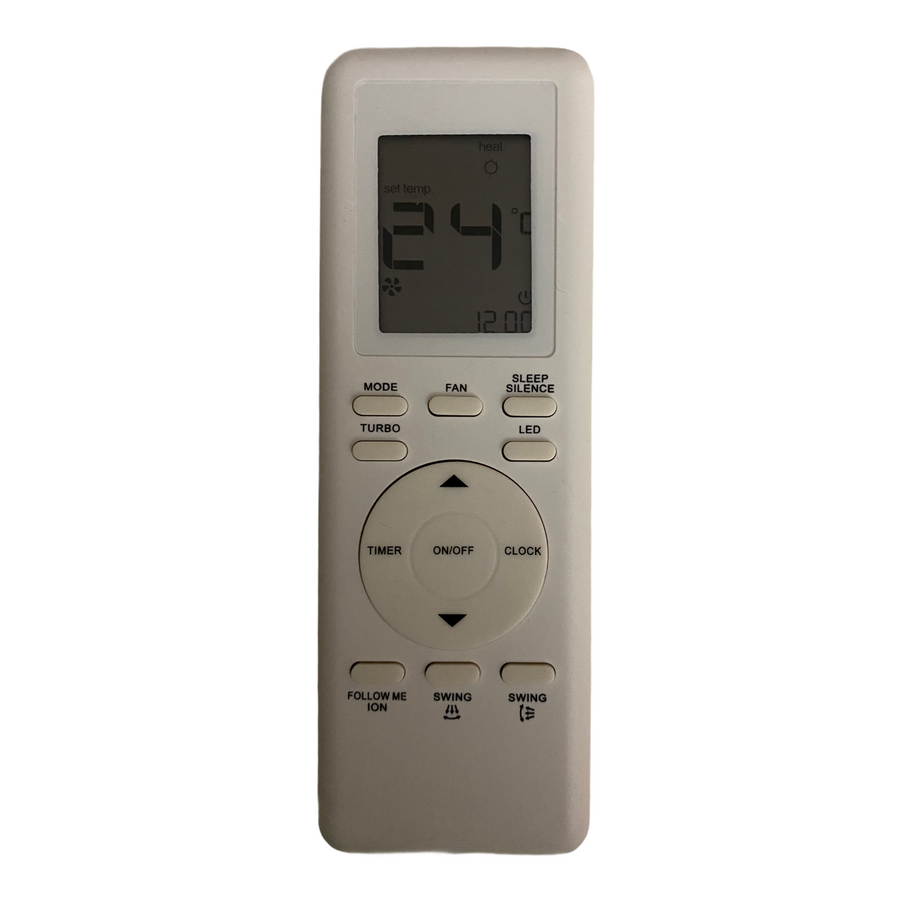 Control Remoto York Minisplit Aire Rg94a/bgeg Rg94a10/bgef