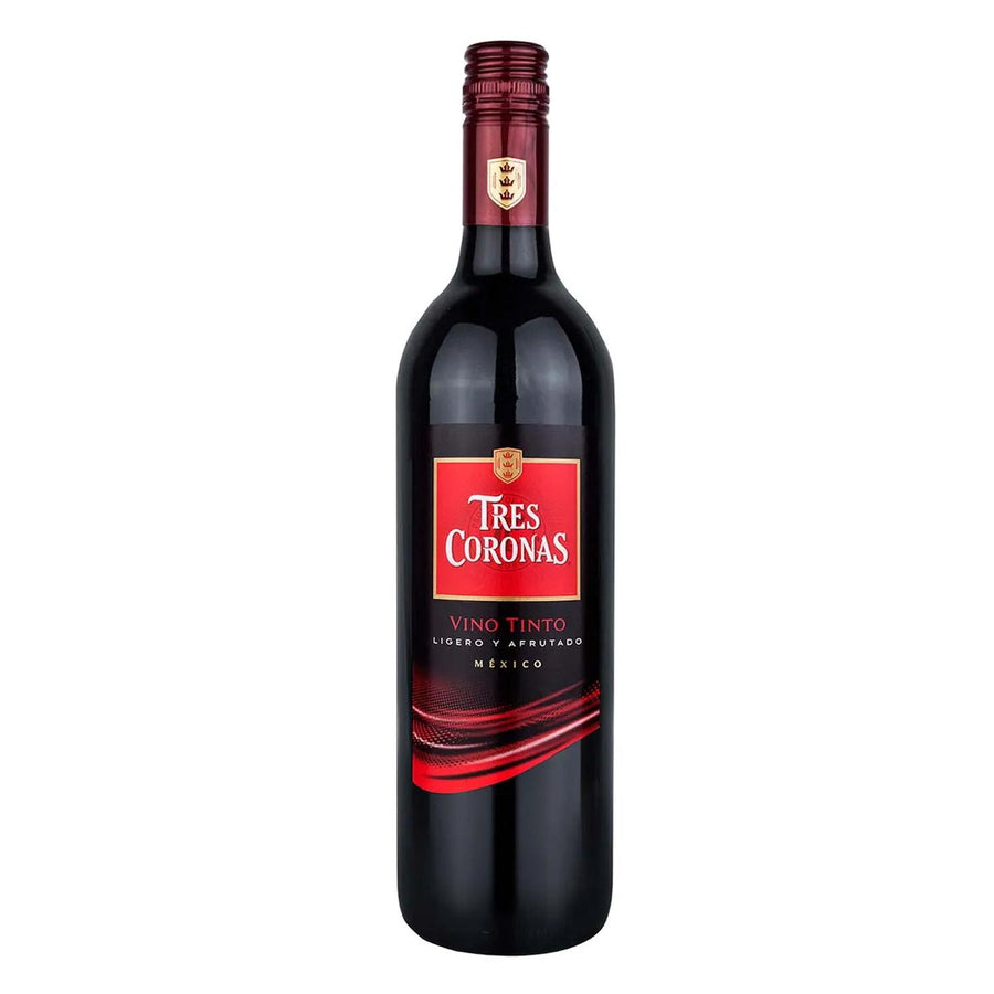Pack de 4 Vino Tinto Tres Coronas Afrutado 750 ml