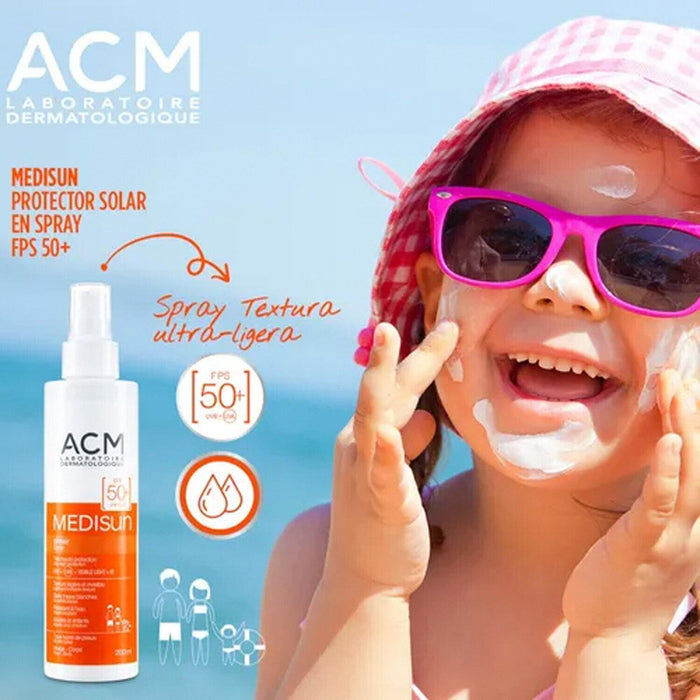 Protector Solar ACM Medisun FPS 50+ 200 ml — Mutio Store