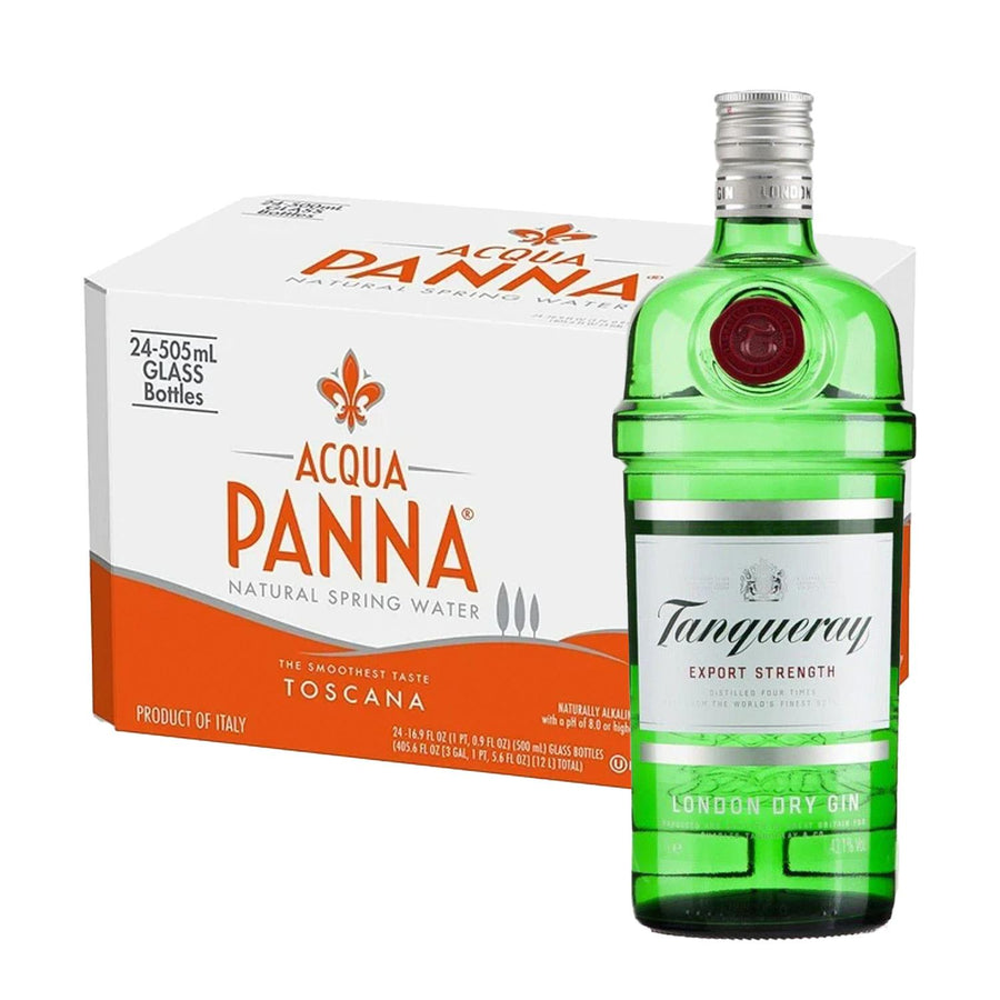 Pack 24 Agua Panna 250 ml + Ginebra Tanqueray 750 ml