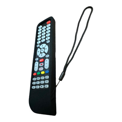 Funda Compatible con Control Tv Quaroni Hitachi Rowa Negro