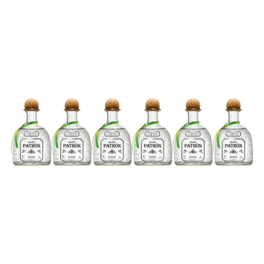 Pack de 6 Tequila Patrón Blanco Silver 700 ml
