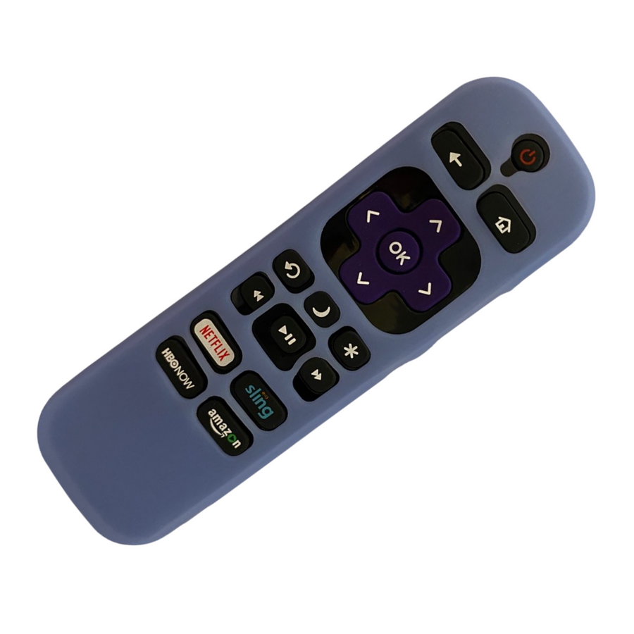 Funda para Control Remoto Rok u Stick Insignia Rok u tv y Sharp Rok u tv Azul