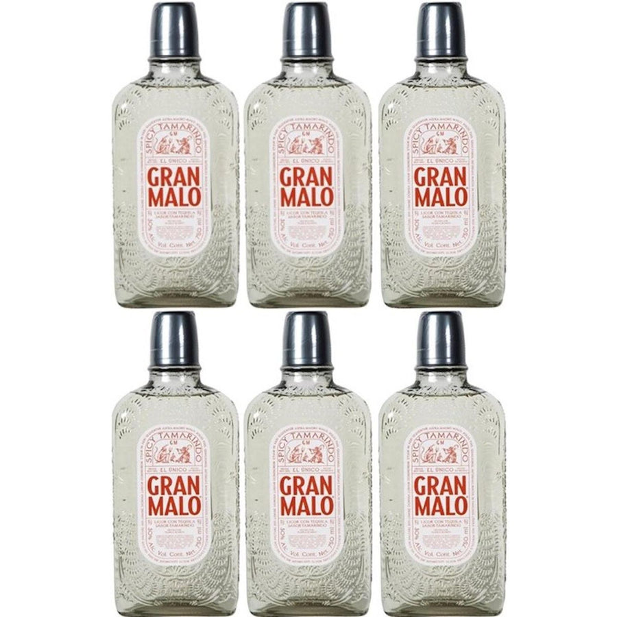 Pack de 6 Licor de Tequila Gran Malo Tamarindo 750 ml