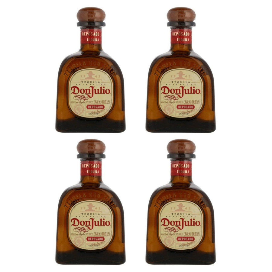 Pack de 4 Tequila Don Julio Reposado 100% 1.75 L