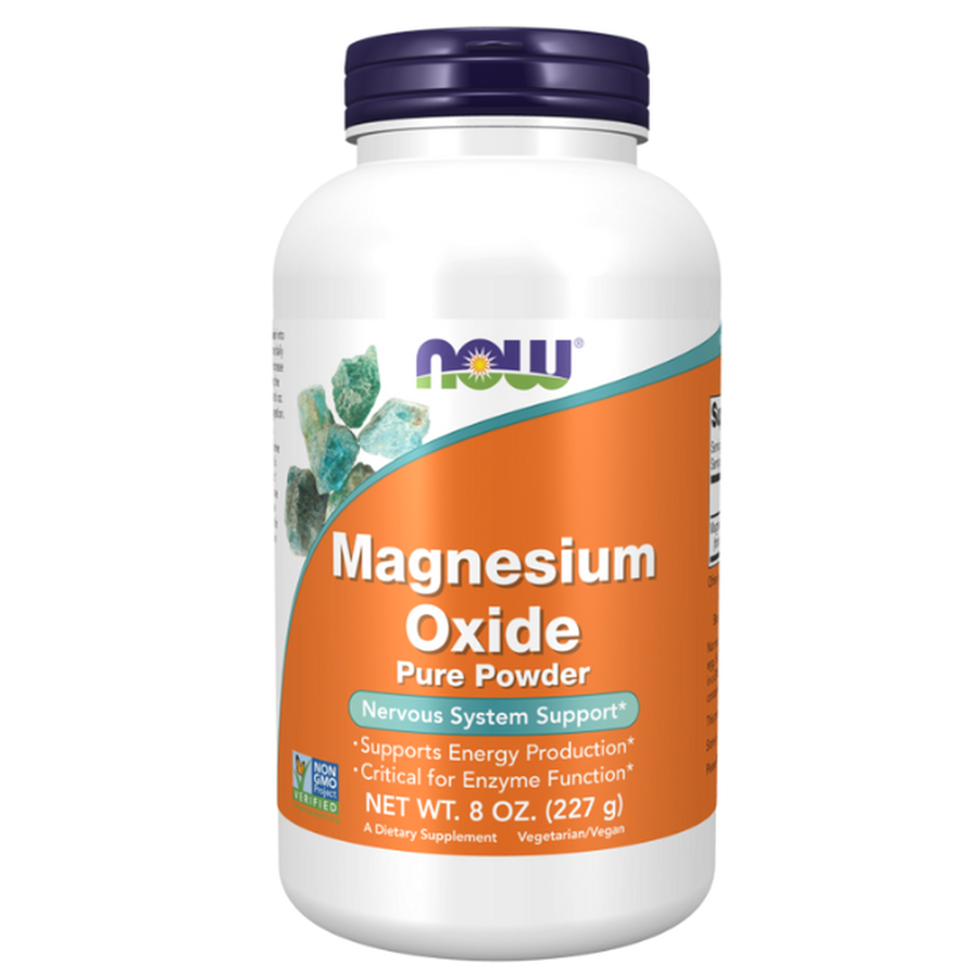 Óxido de magnesio Now Magnesium Oxide Powder 227gr