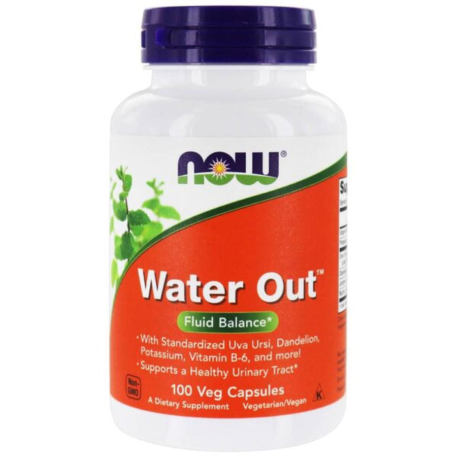 Diurético natural Now Water Out 100 Cápsulas