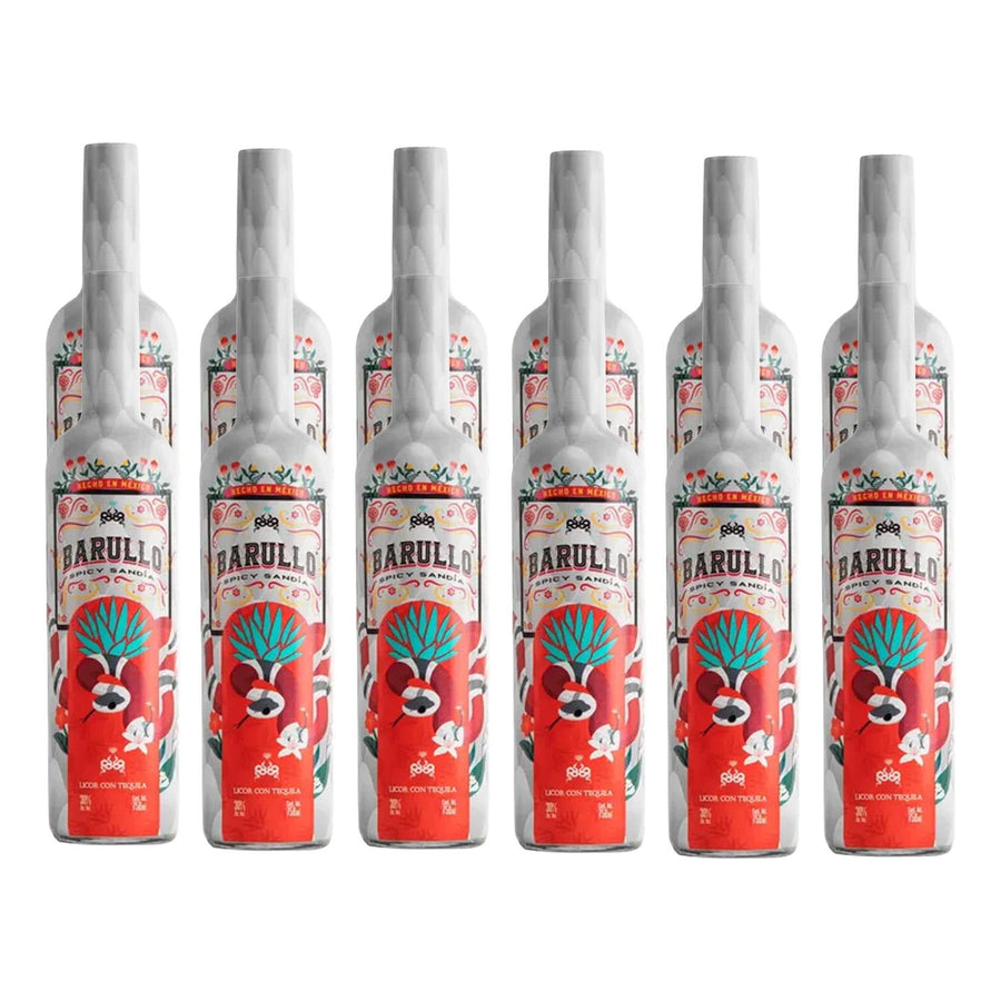 Pack de 12 Licor con Tequila Barullo Sandía Spicy 750 ml